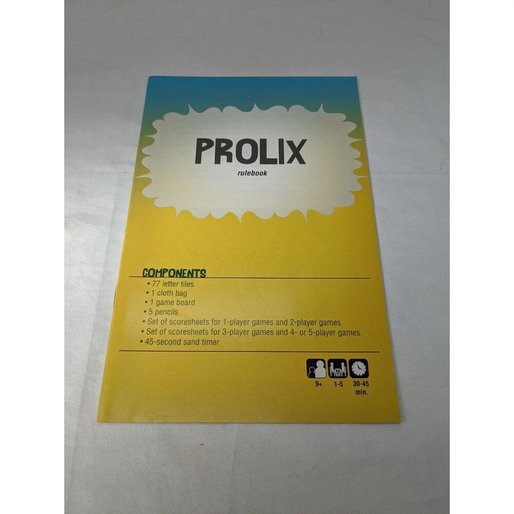 Zman Games Prolix Board Game Complete